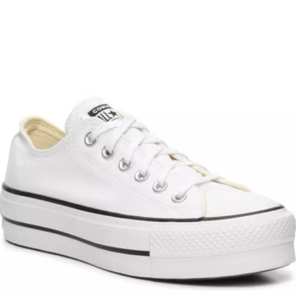 Converse Women's White Platform Sneakers